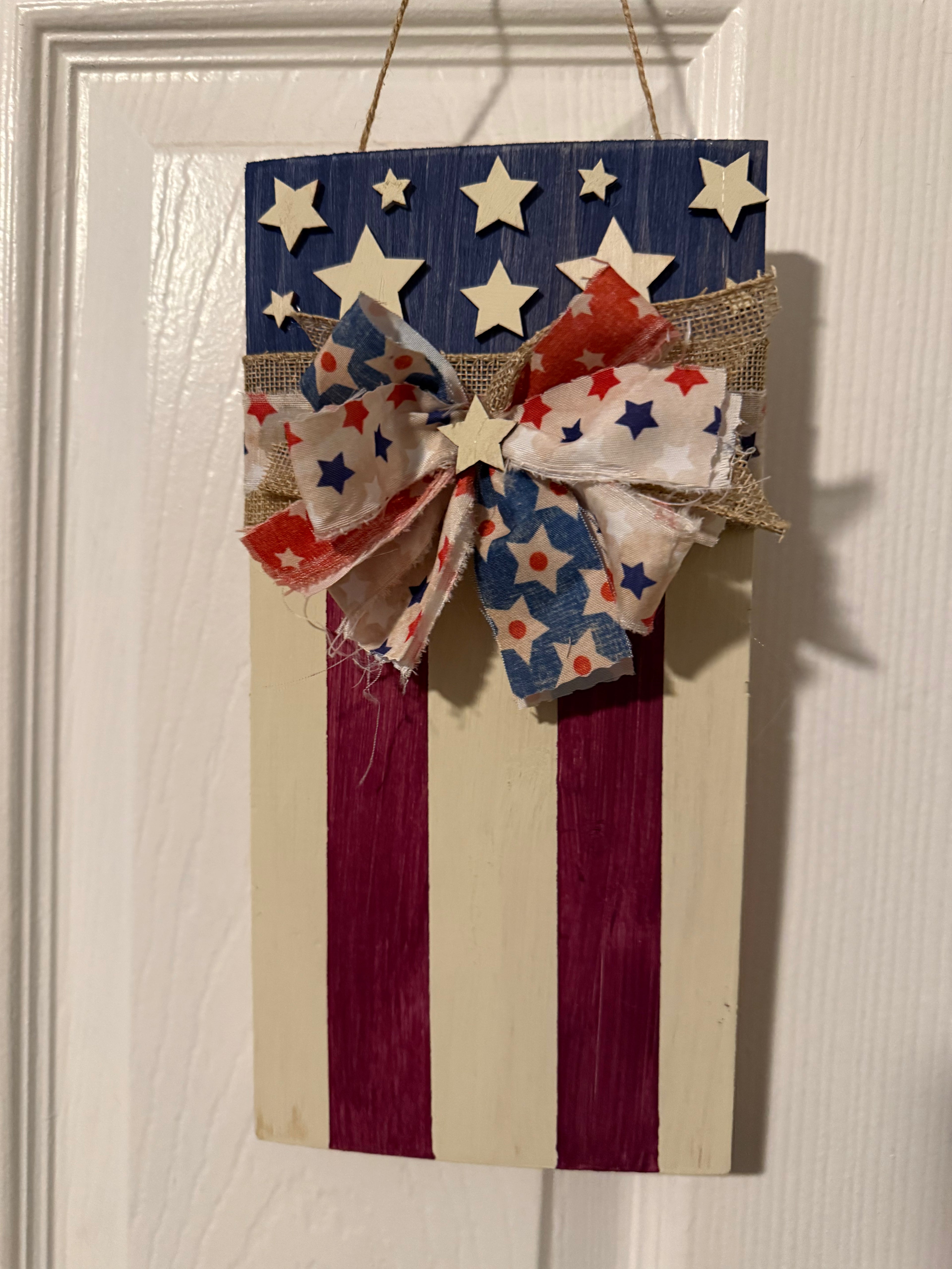 Patriotic Flag Wall Hanger